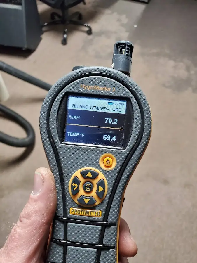 Moisture meter humidity assessment for Fire & Smoke Damage Restoration in Franklin Park