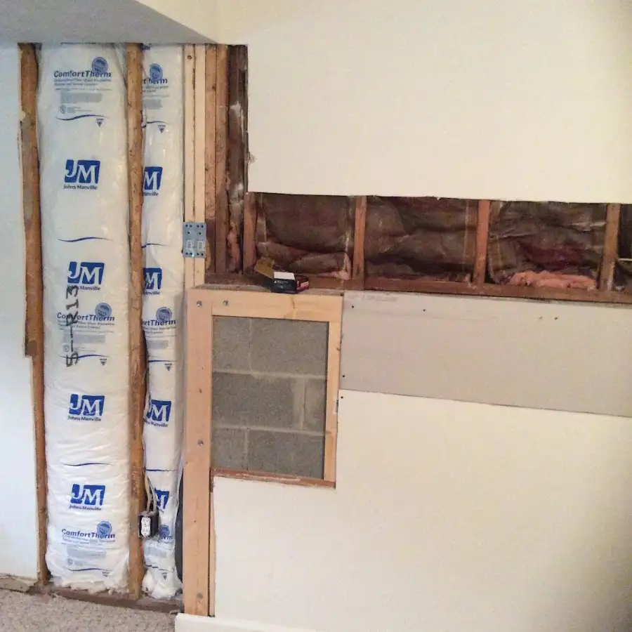 Wall insulation replacement during Odor Removal & Deodorization in Franklin Park